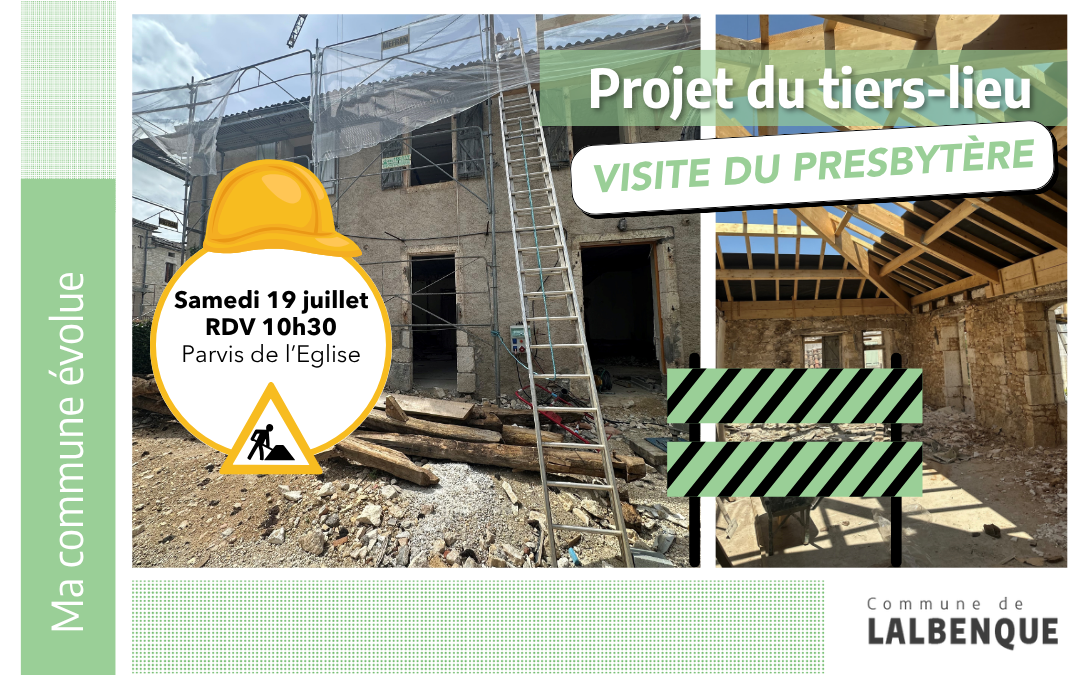 Visite du chantier de l’ancien presbytère