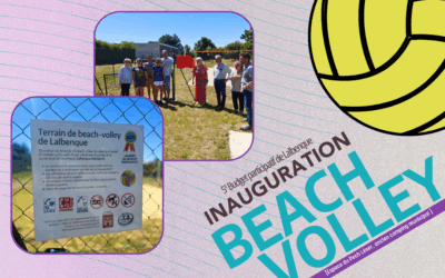 Lalbenque : le terrain de beach-volley a été inauguré !