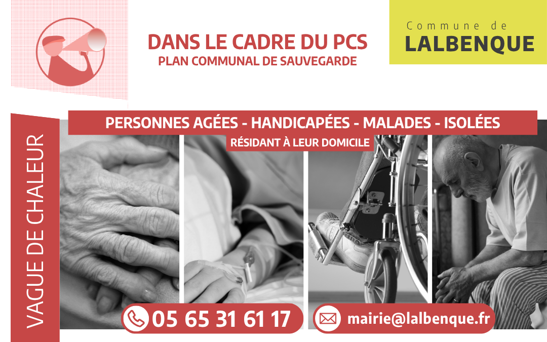 Plan communal de sauvegarde : la commune a ouvert un fichier des personnes vulnérables