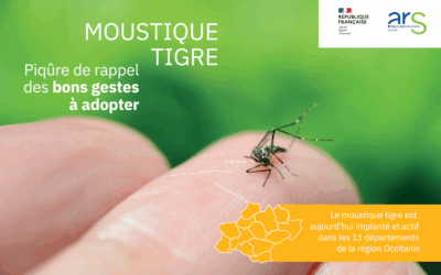 Conseils donnés par l’ARS à propos du moustique tigre