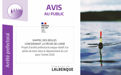 Rappel des règles concernant la pêche de loisir pour l’année 2026