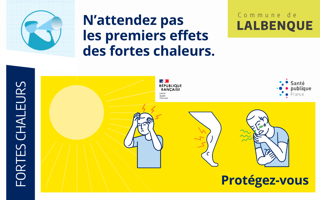 Fortes chaleurs : n’attendez pas les premiers effets : protégez-vous